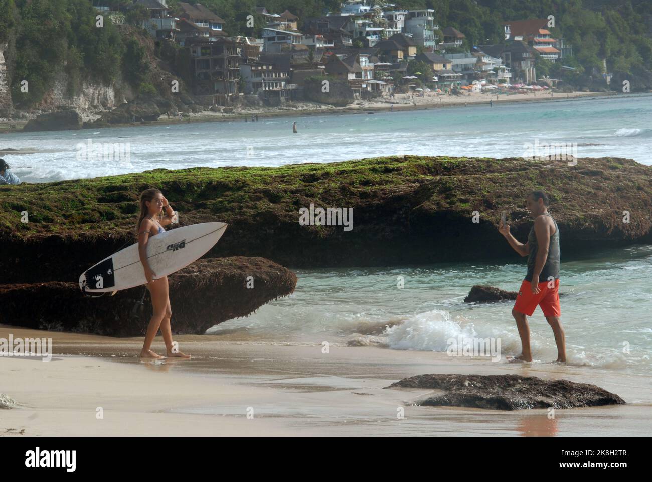 Dreamland Beach, Bali, Indonesien. Stockfoto