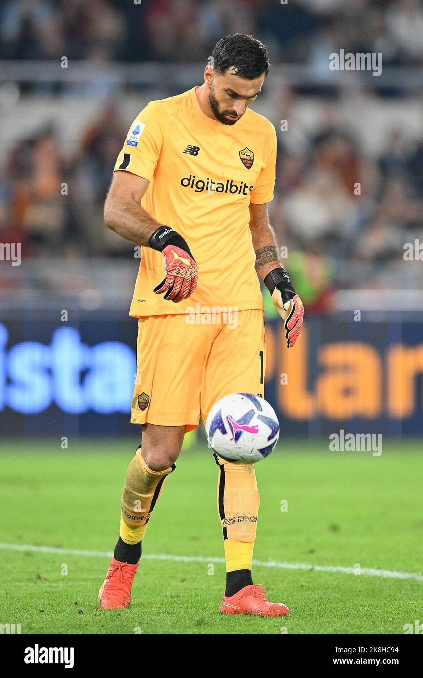 Rom, Italien, 23 Okt, 2022 Rui Patricio von AS Roma bei der Roma vs Napoli Serie A 2022-2023 Fußballspiel Credit:Roberto Ramaccia/Alamy Live News Stockfoto