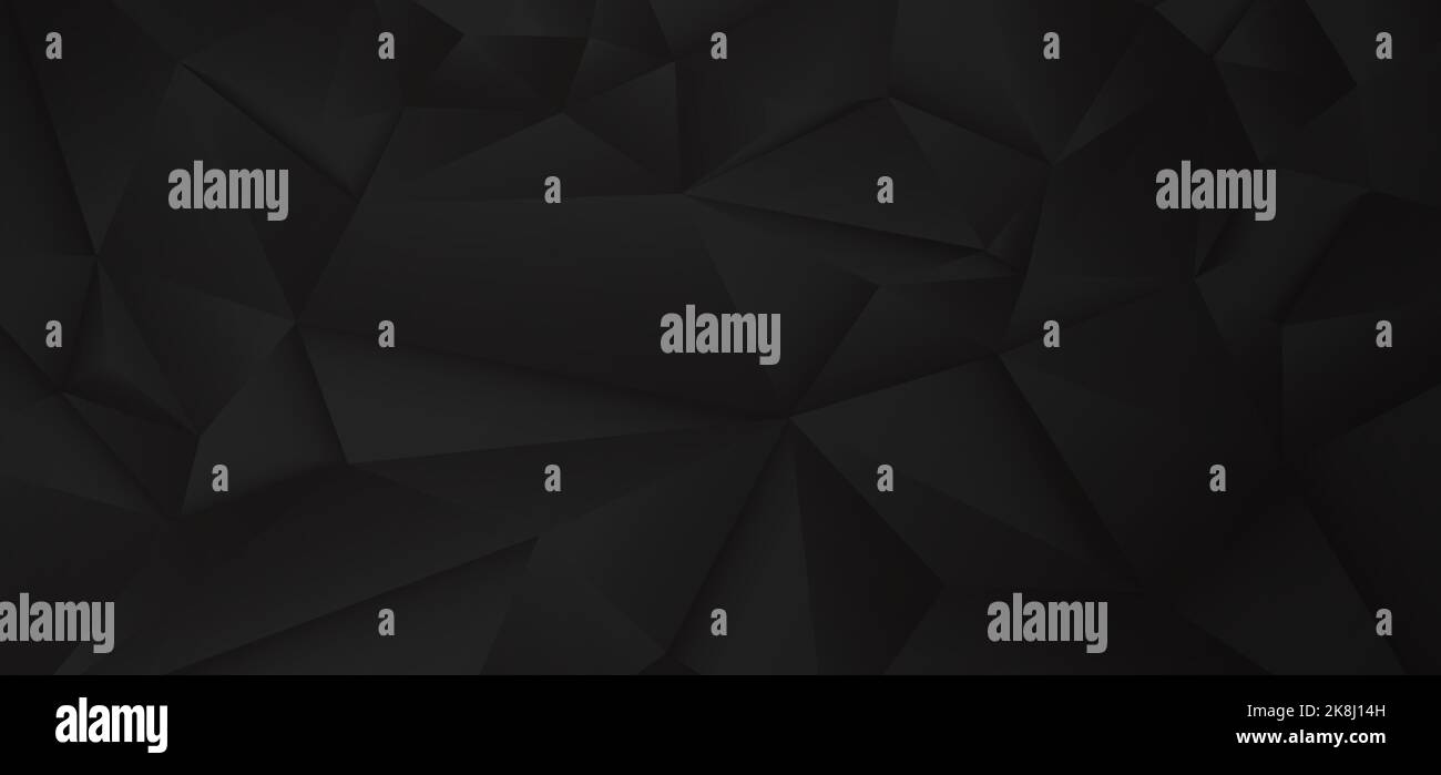 Abstrakt schwarz Polygon Muster Design Hintergrund. Einfaches Design für Grafik Hintergrund. Vektor Stock Vektor