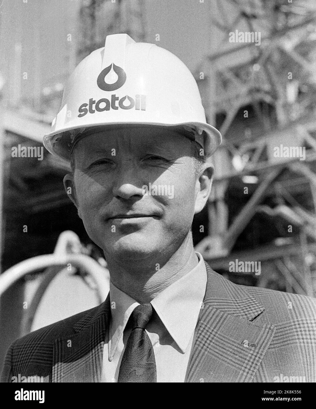 Arve Johnsen – Director Statoil, Mai 1974. L 6017 NTB-Foto Stockfoto