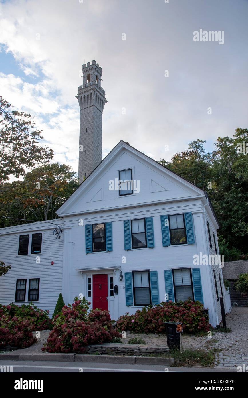 Pilgrim Monument in Provincetown, Cape Cod, Massachusetts Stockfoto