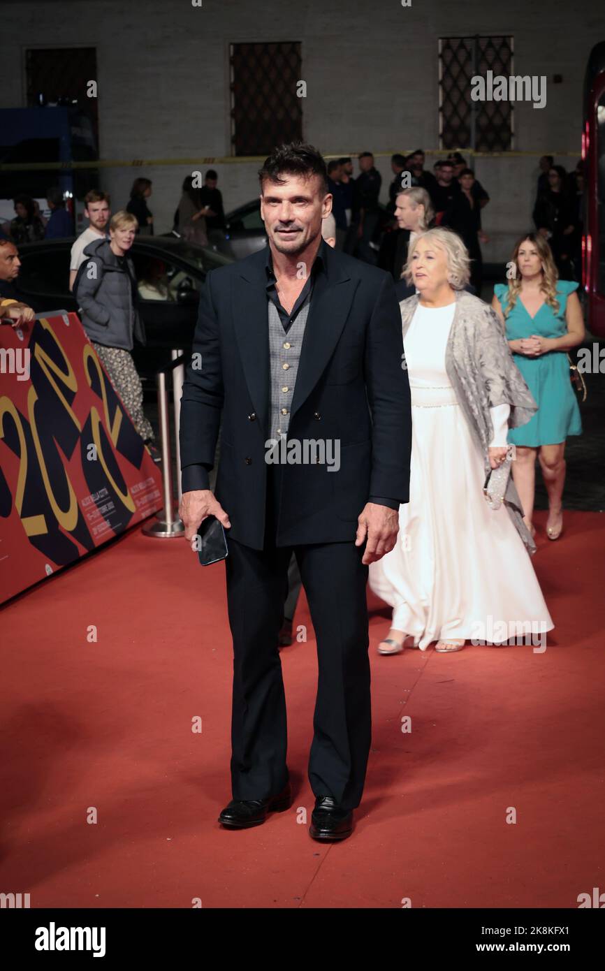 23. Oktober 2022, Rom, Italien: ROM, ITALIEN - 23. OKTOBER: Frank Grillo besucht den roten Teppich für ''Lamborghini - der Mann hinter der Legende''' bei Alice Nella CittÃ während des Rome Film Festivals 17.. (Bild: © Gennaro Leonardi/Pacific Press via ZUMA Press Wire) Stockfoto