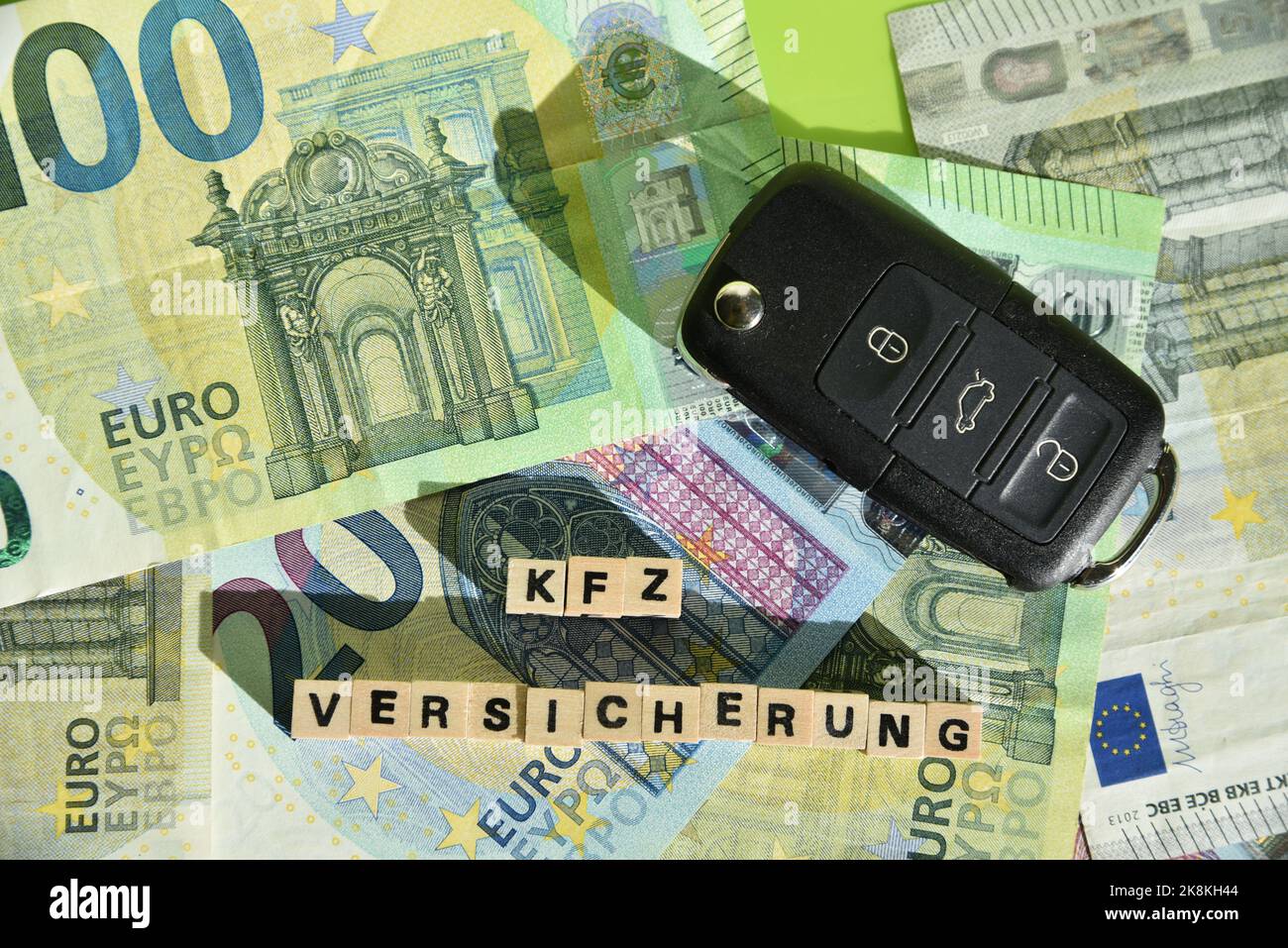 KFZ-Versicherung Stockfoto