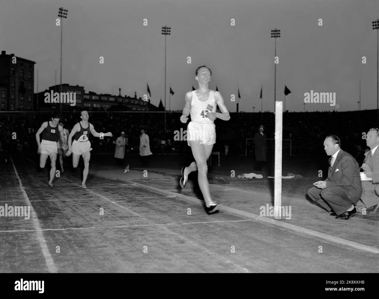 Oslo 19520913 International in Athletics Norwegen / Finnland bei