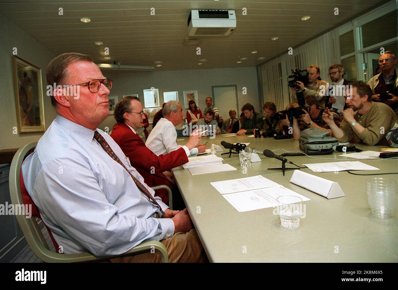 Oslo 19940509. Chairman und Hauptaktionär von Schibsted Einar Fredrik 'Tinius' Nagell-Erichsen. Foto: Aleksander Nordahl NTB / NTB Stockfoto