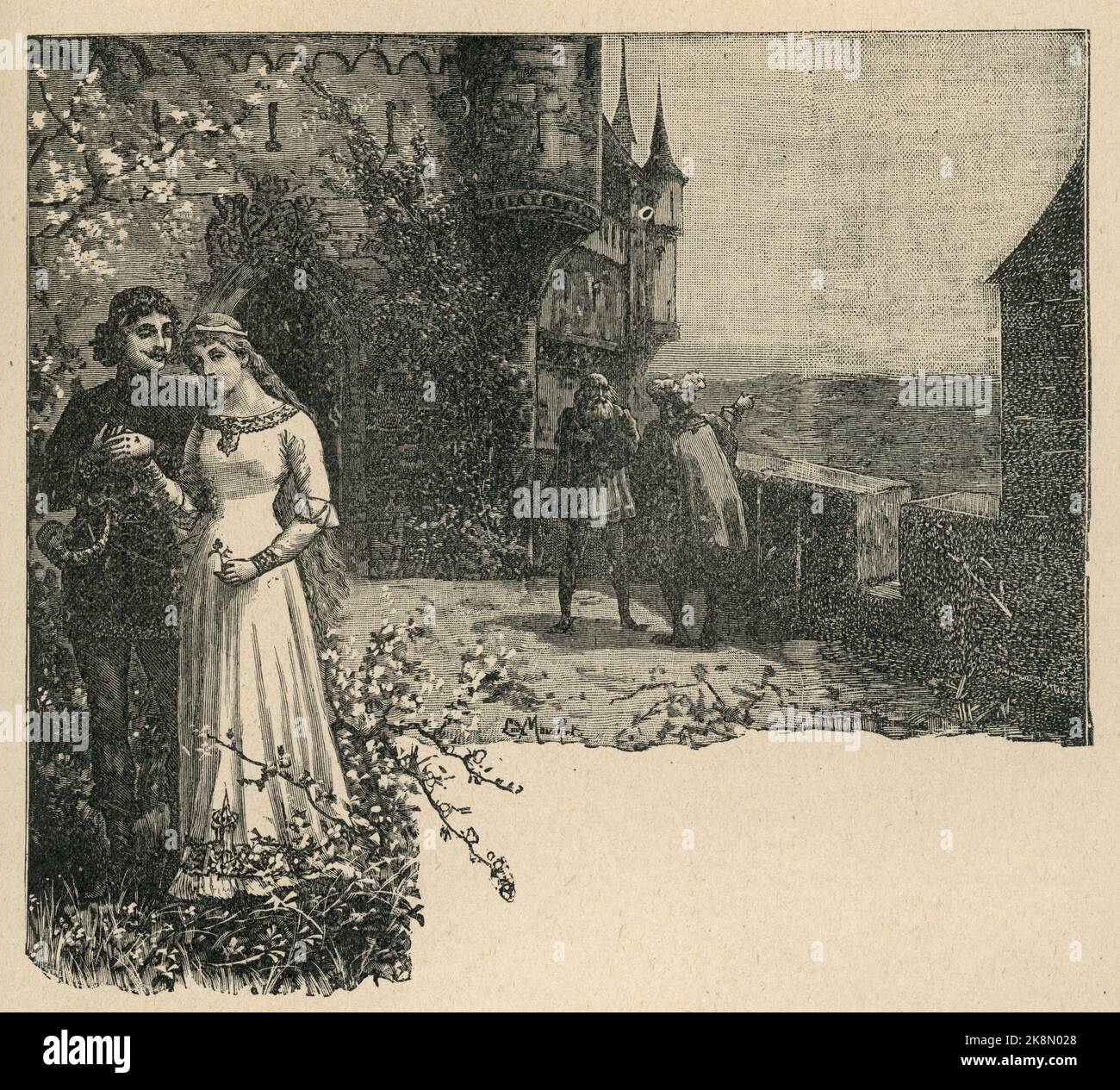 Einer Frau Den Hof Machen Bedeutung Einer legende den hof machen -Fotos und -Bildmaterial in hoher