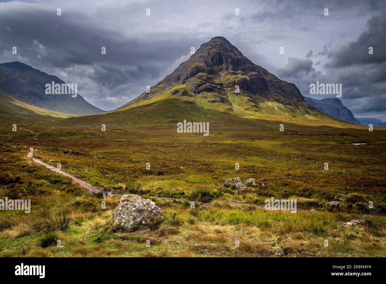 Stob Coire Raineach im Pass von Glencoe, Schottland Stockfoto