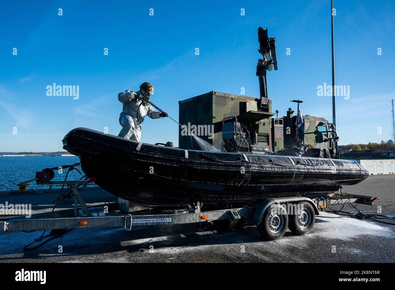 Tallin, Estland. 24. Oktober 2022. Soldaten der Bundeswehr