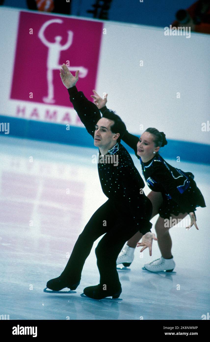 Olympisches spielzeug lillehammer 1994 hamar februar 1994 eiskunstlauf