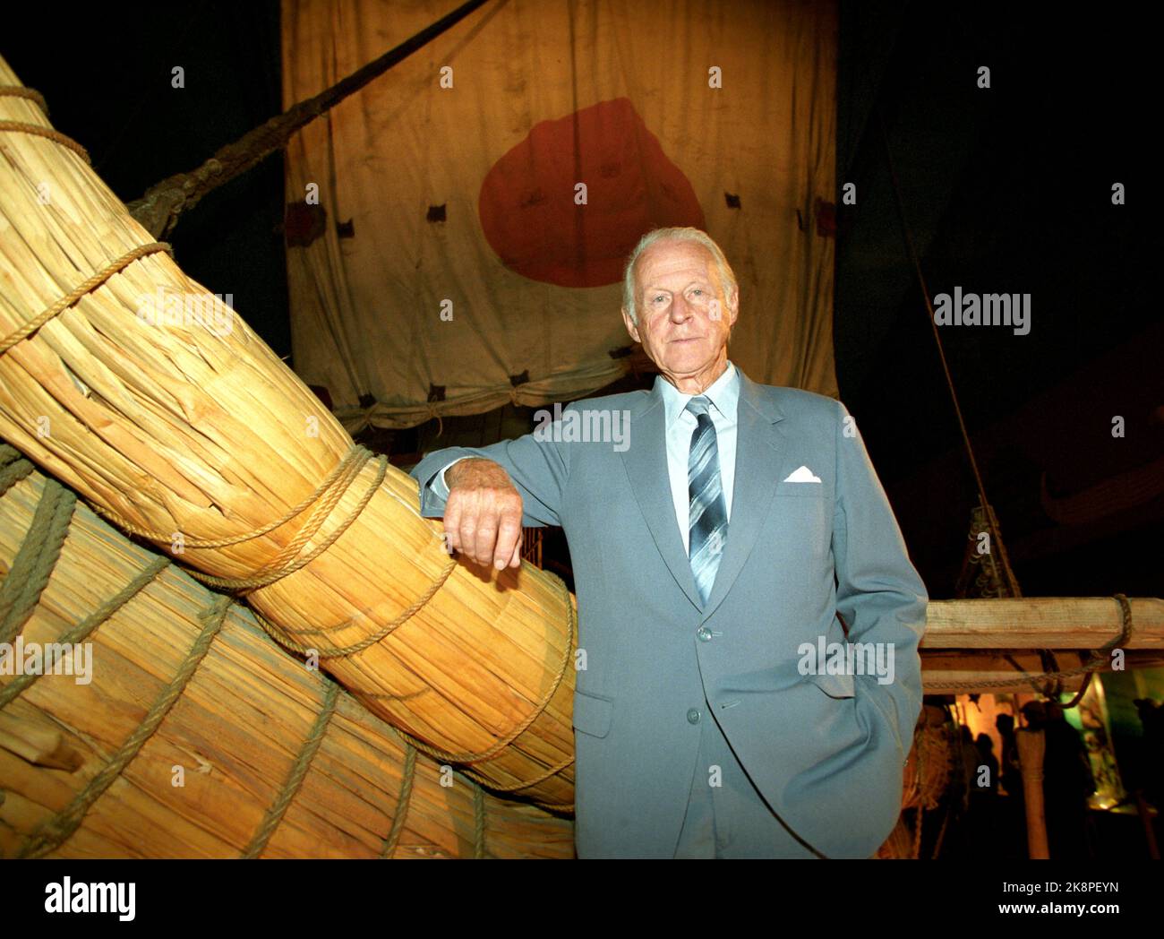 Oslo 199409 Ethnograph Thor Heyerdahl. Foto: Tor Richardsen / NTB Stockfoto