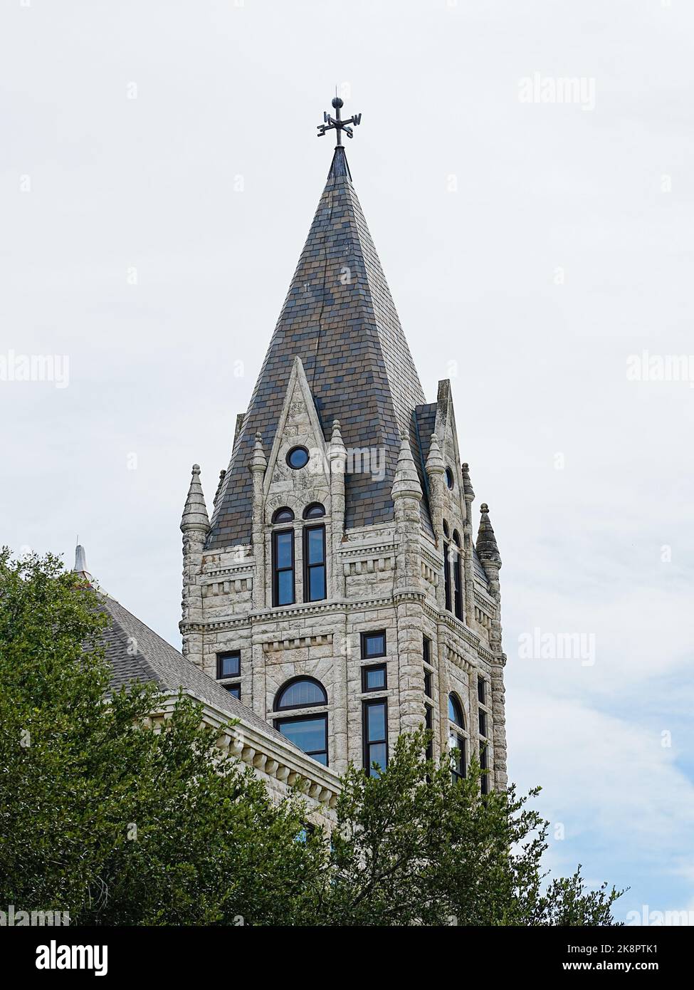 Georgetown, Texas, USA - Hugh Roy und Lillie Cullen Hauptgebäude der Southwestern University Stockfoto