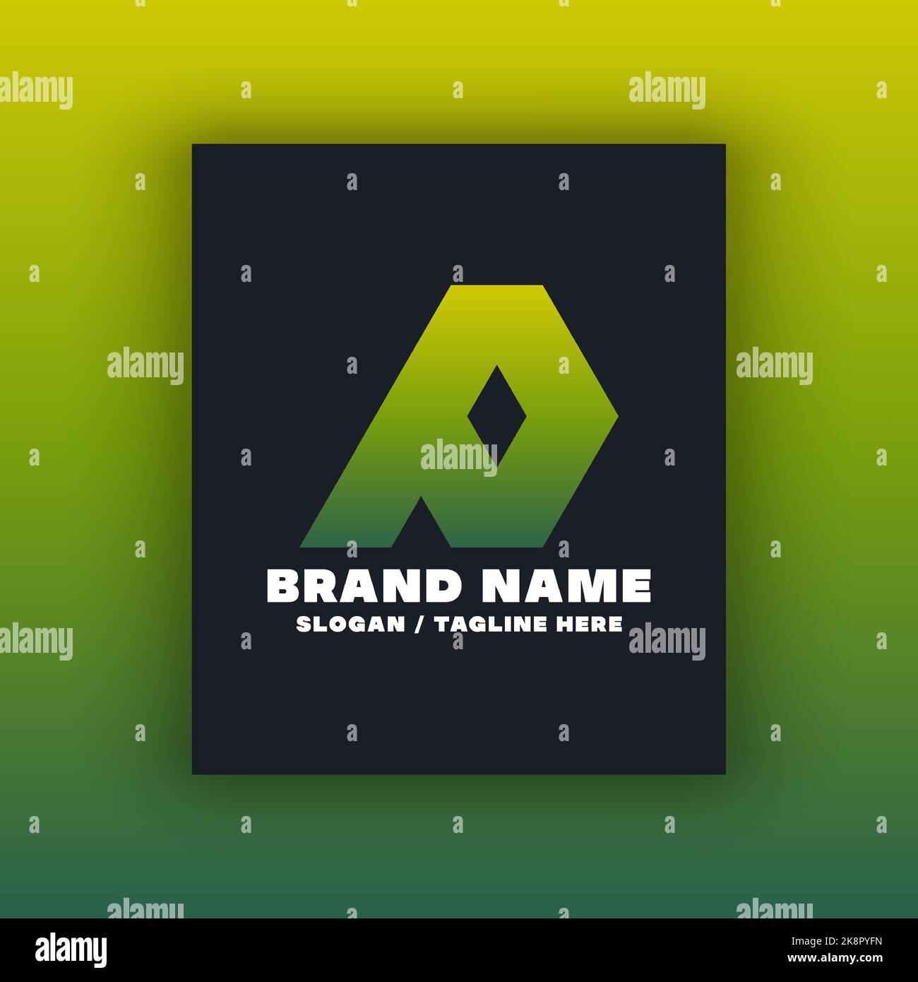 Design-Vorlage für das P-Logo. Editierbare Vektorgrafik, Größe änderbar. Stock Vektor