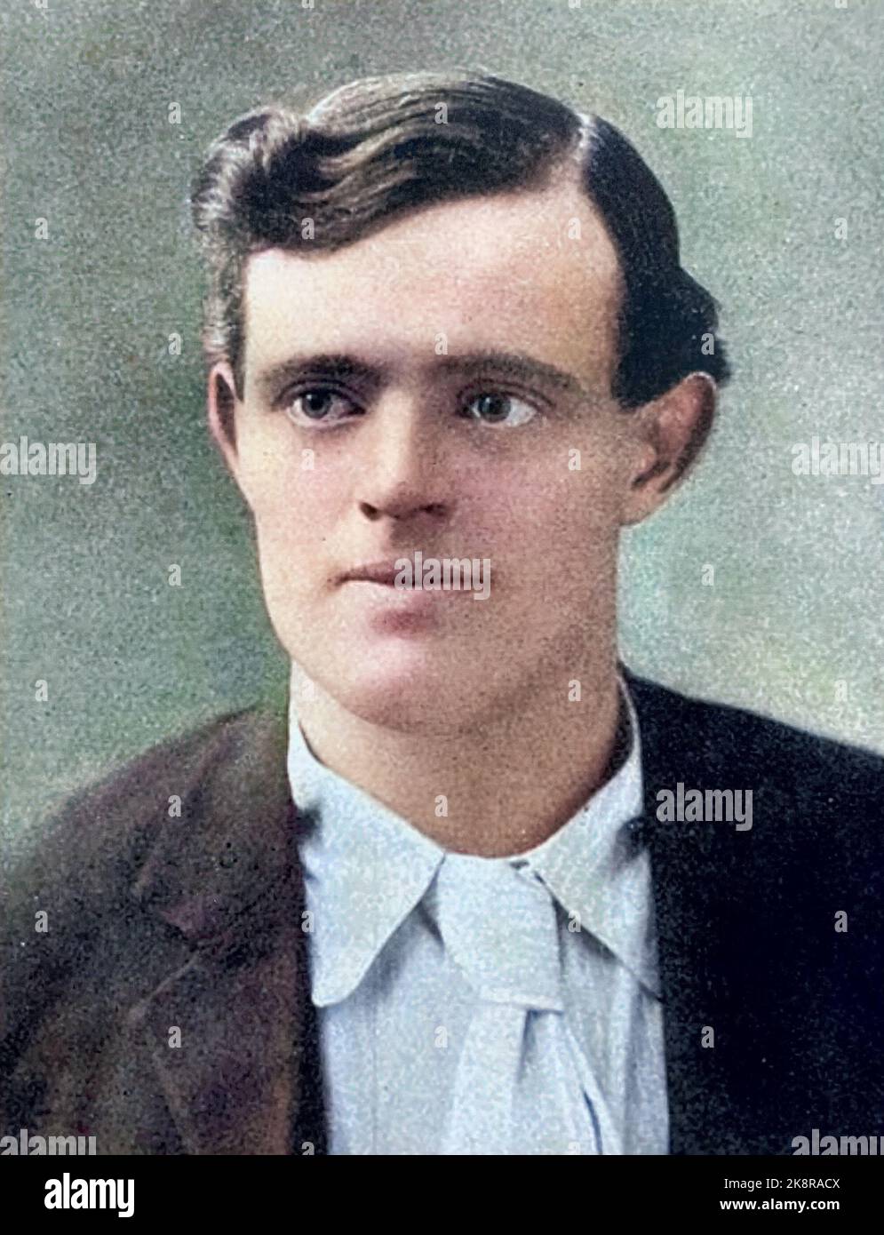 JACK LONDON (1876-1916) amerikanischer Schriftsteller um 1900 Stockfoto