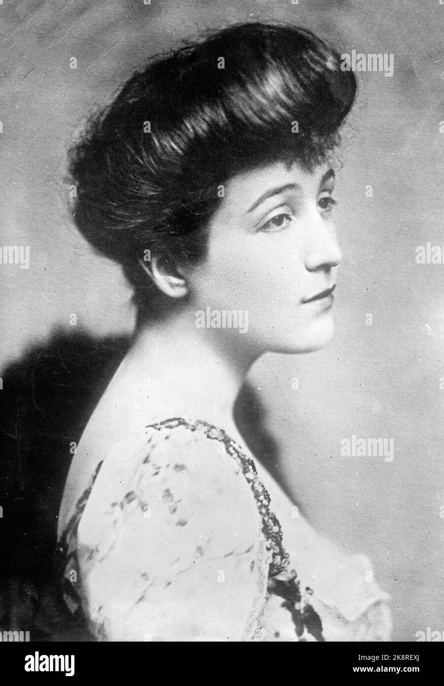 AVA Lowle Willing (1868 – 1958) amerikanischer Sozialite. Sie war die erste Frau von Colonel John Jacob Astor IV und heiratete später Thomas Lister, 4. Baron Ribblesdale. Stockfoto