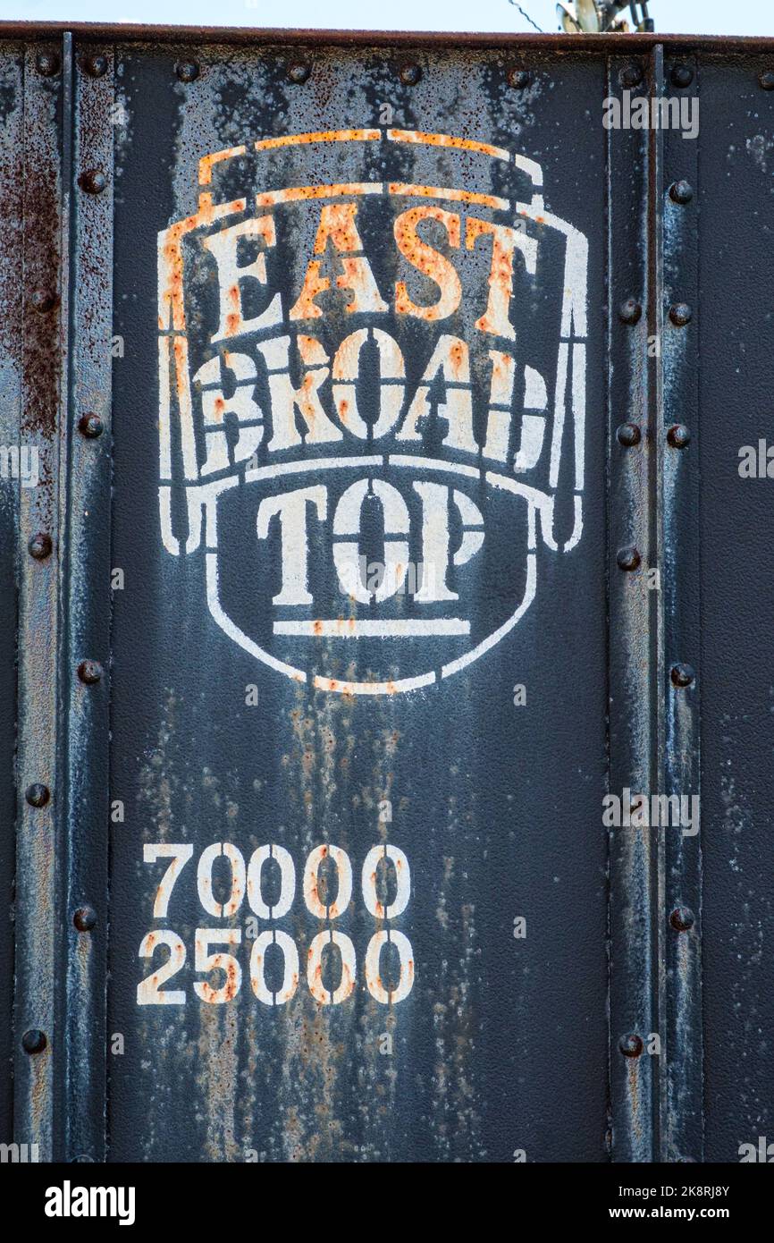 East broad top railroad and coal company Fotos und Bildmaterial in