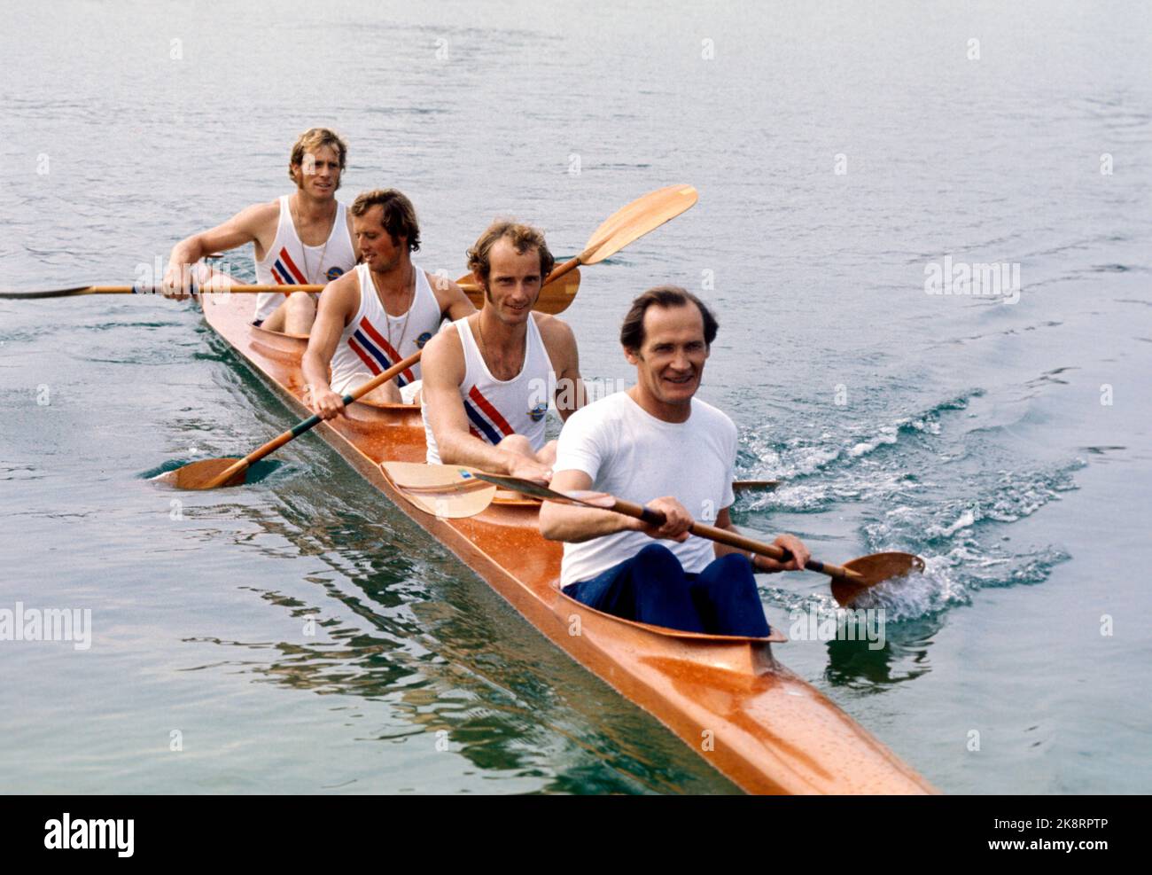 München, Deutschland 1972. Olympische Sommerspiele 1972. Kajak K4