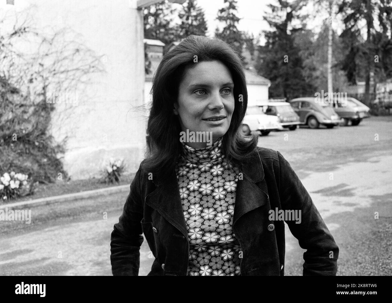 JAR Mai 1970 Filmregisseurin Anja Breien. Norsk Film A/S ist ein einziger großer Schuldenbrief. Das Unternehmen benötigt 3 Millionen NOK an Liquiditätsdarlehen, um es in Gang zu halten. Gleichzeitig hat das Unternehmen bei einem Debütanten-Film rund 1,3 Millionen NOK verloren. Foto: Ivar Aaserud / Aktuell / NTB Stockfoto