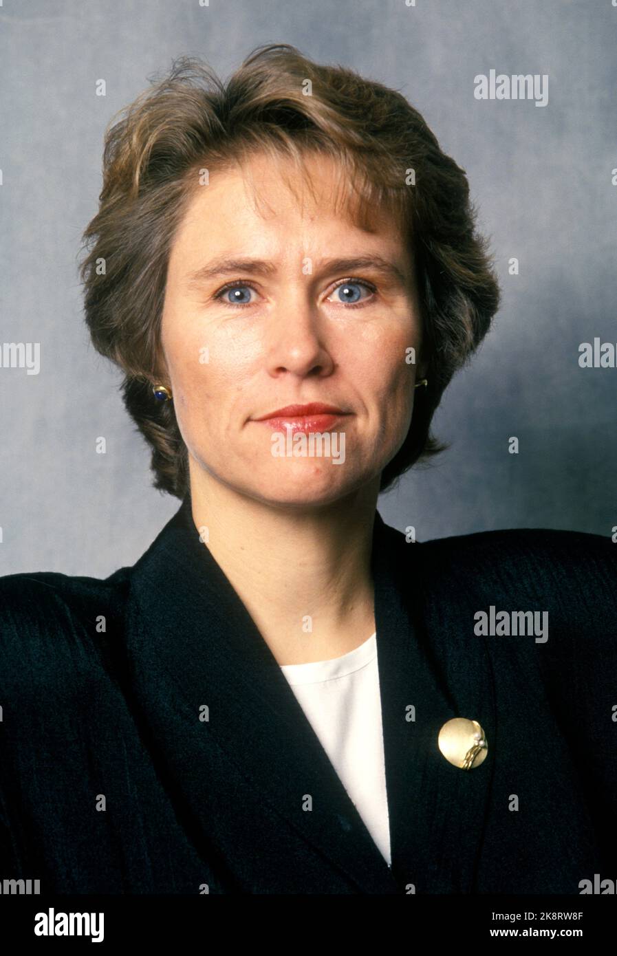 Oslo 1993115. Die Politikerin Grete Faremo (A) Aust-Agder. Foto: Jon EEG NTB / NTB Stockfoto