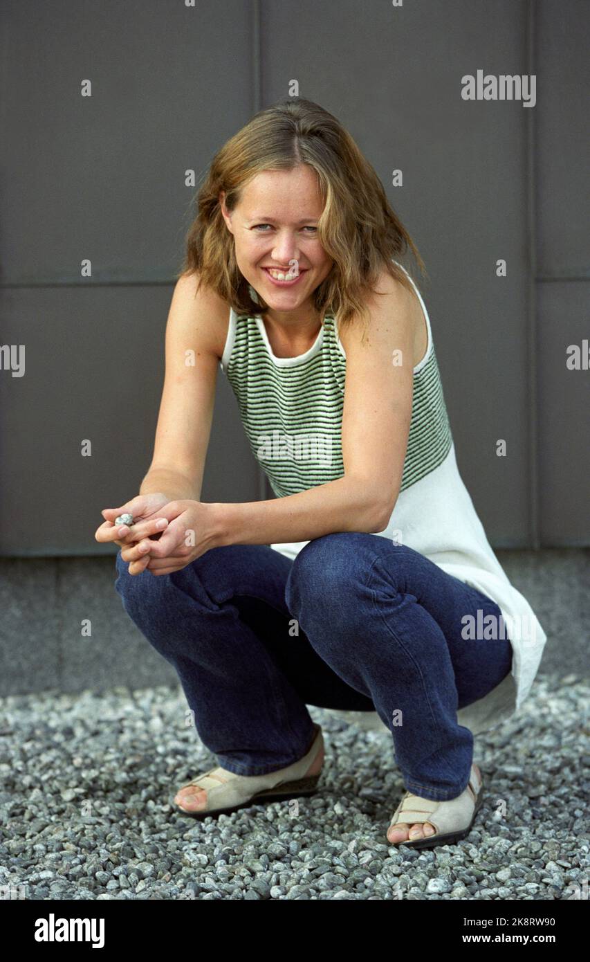 Oslo 19960821: Die Schauspielerin Iren Reppen wird Hedda Gabler in dem Ibsen-Stück spielen, das am Norwegischen Theater Premiere feiert. Foto: Jon EEG NTB / NTB Stockfoto