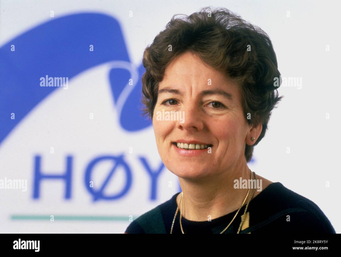 Oslo 19870129. Politikerin Wenche Frogn Sellæg Storting Vertreterin für Nord-Trøndelag (H). Umweltminister 1981-1983, Justizminister 1985-1986. Foto: NTB / NTB Stockfoto