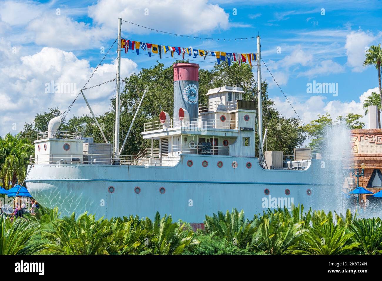 Dockside Diner Schnellrestaurant in den Hollywood Studios - Walt Disney World Resort, Lake Buena Vista, Florida, USA Stockfoto