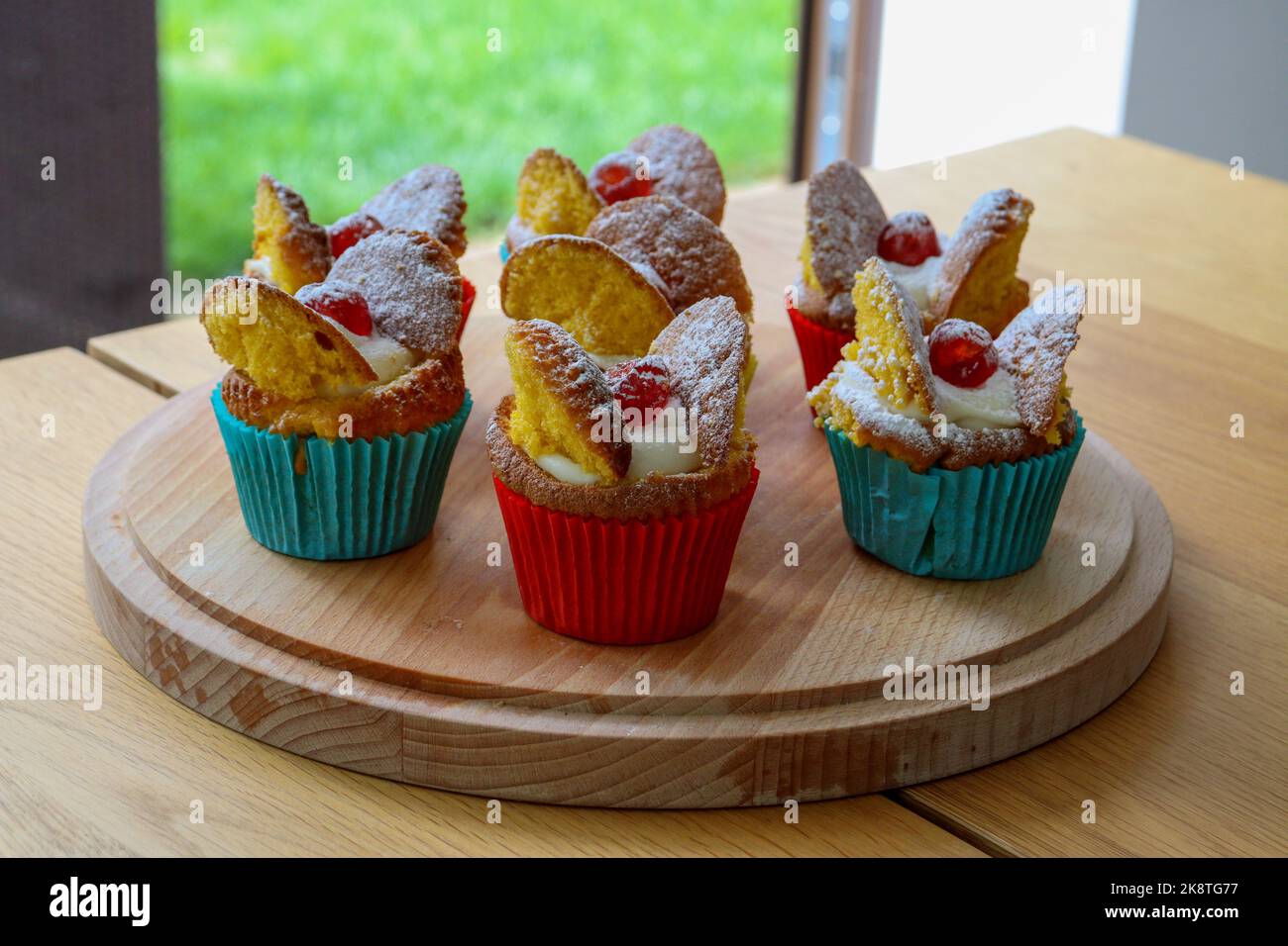 Cup Cakes Stockfoto