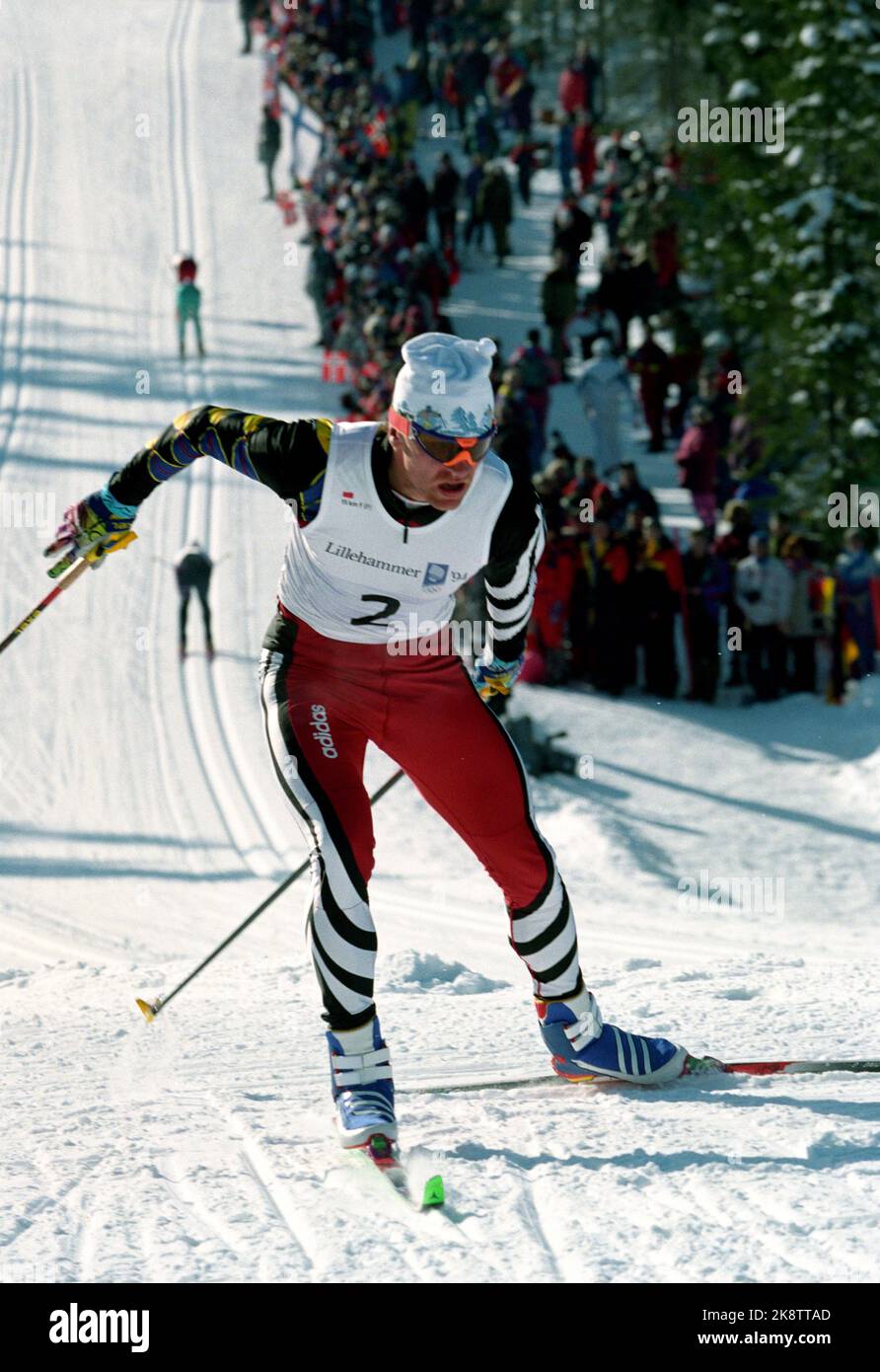 Vladimir smirnov, der nach dem foto von bjorn daehlie an die stelle kam