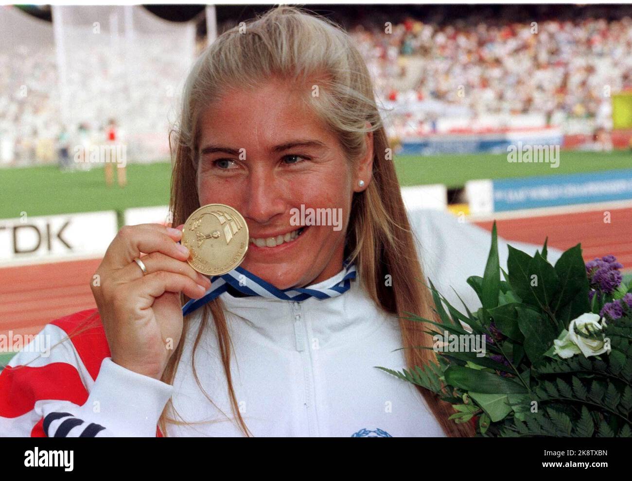 LeichtathletikWeltmeisterschaften Athen 1997 die Weltmeisterin in in