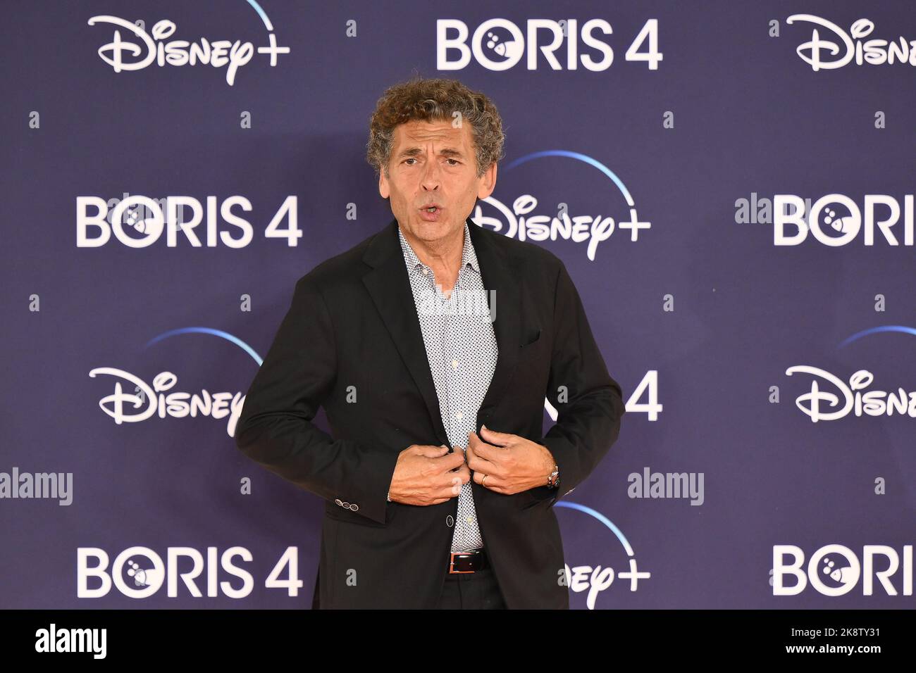 Roma, Italien. 24. Oktober 2022. Rom, Italien - 24. Oktober: Ninni Bruschetta nimmt am 24. Oktober 2022 am Roten Teppich von „Boris 4“ während des Filmfestivals von Rom 17. im Auditorium Parco della Musica in Rom, Italien, Teil. Kredit: Unabhängige Fotoagentur/Alamy Live Nachrichten Stockfoto