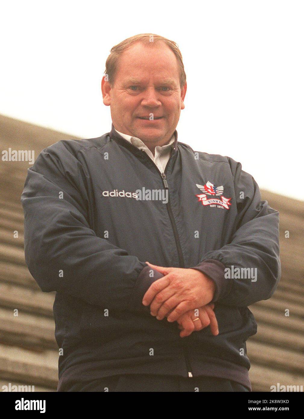 Oslo 19960926: Rolf Nyhus hat beschlossen, Arne Myhrvold im Kampf um die Rolle des norwegischen Spitzenführers im Sport herauszufordern. NTB-Foto: Morten Holm / NTB Stockfoto