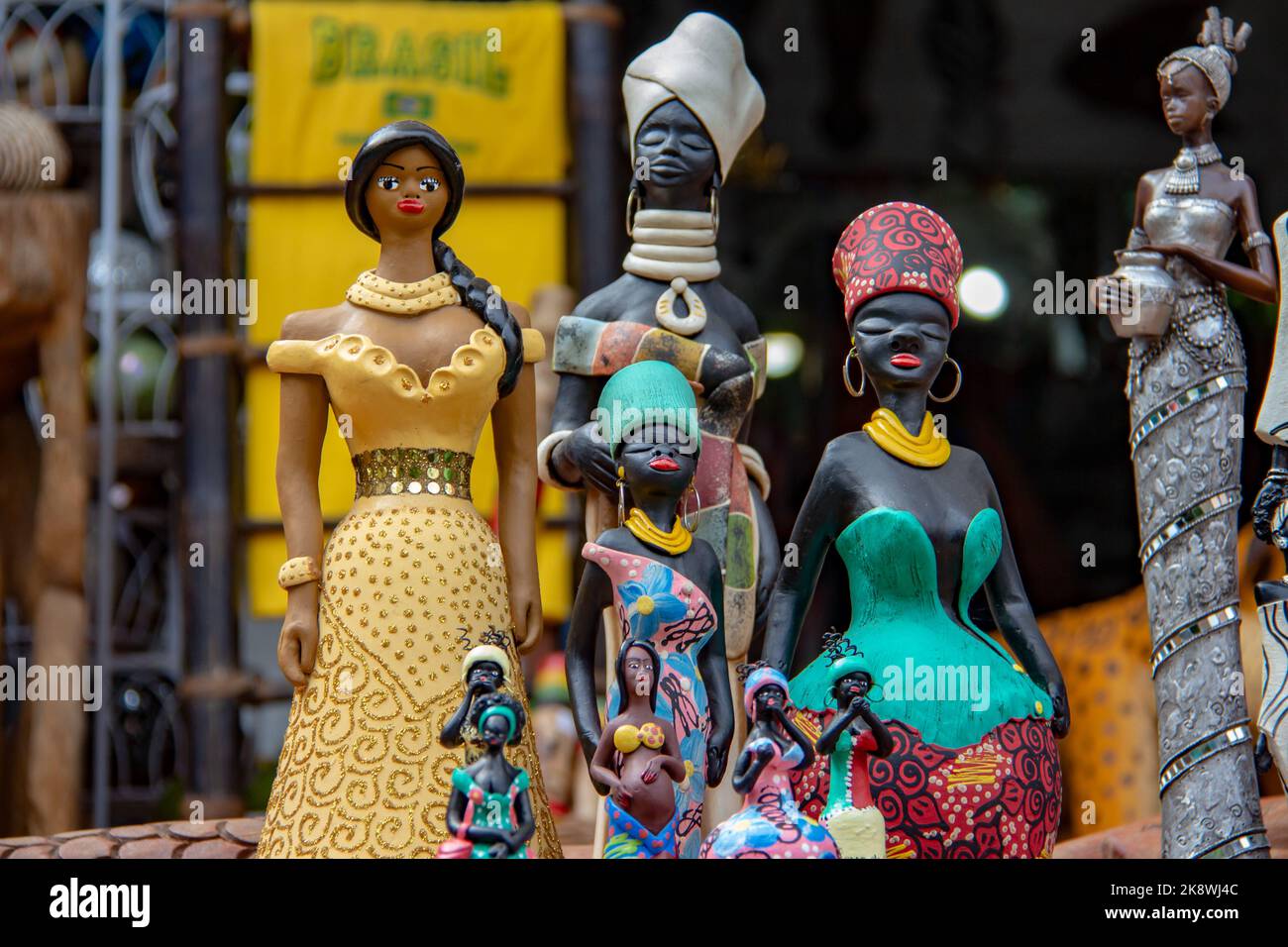 Brasilianisches Kunsthandwerk zur Dekoration Stockfoto