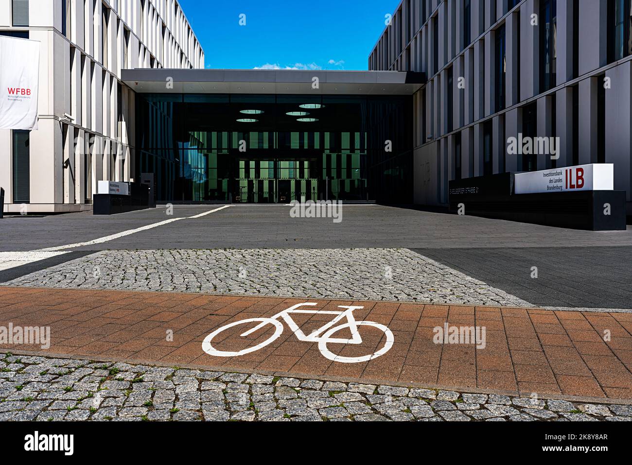 Investitionsbank Des Landes Brandenburg, Babelsberger Straße, Potsdam, Brandenburg, Deutschland Stockfoto