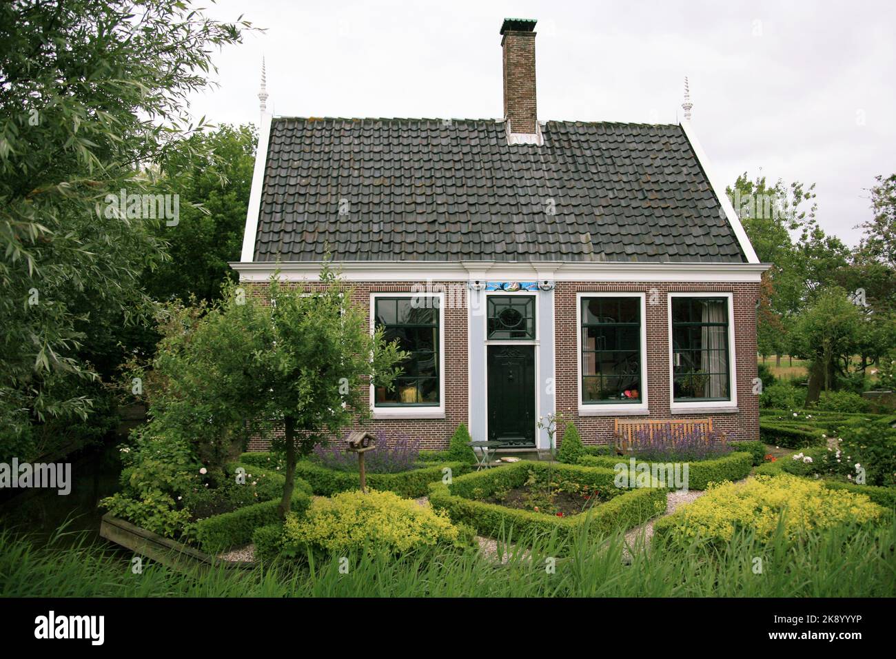 Zaanse Schans 20 Juni Traditionelle niederländische Haus der Zaanse
