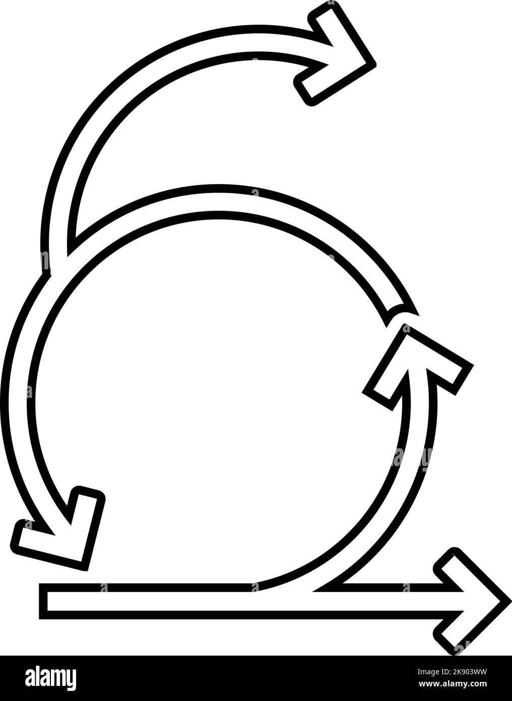 Symbol für agiles Board Scrum Stock Vektor