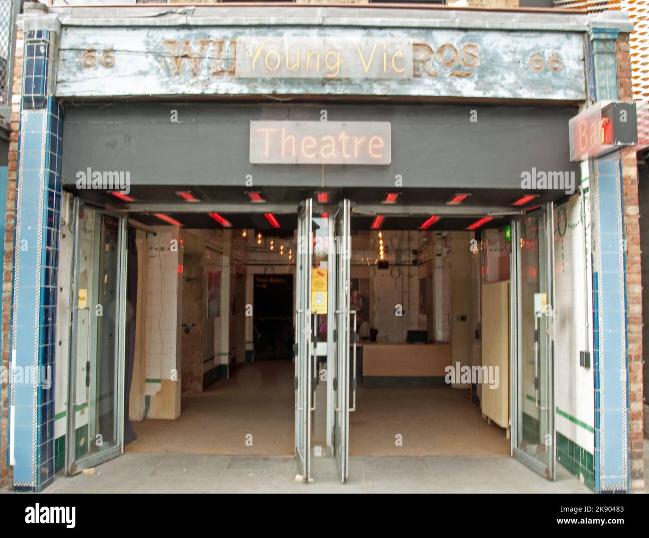 The Young Vic Theatre, Lambeth, London, Großbritannien Stockfoto