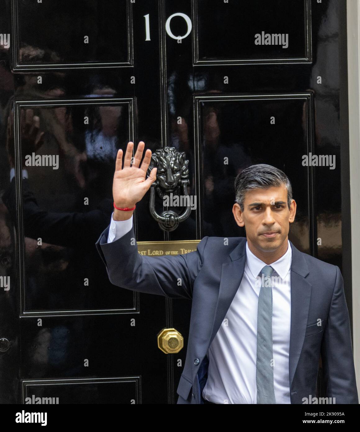 London, Großbritannien. 25. Oktober 2022. Premierminister Rishi Sunak gibt seine erste Erklärung in Downing Street, London ab.Quelle: Ian Davidson/Alamy Live News Stockfoto