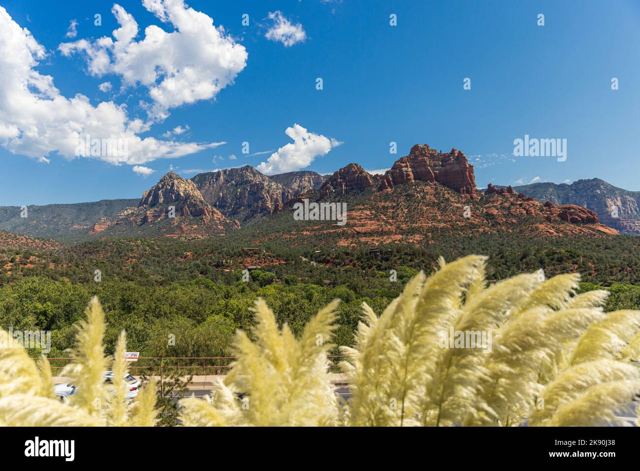 Wunderschöne Aussicht in Sedona, Arizona Stockfoto