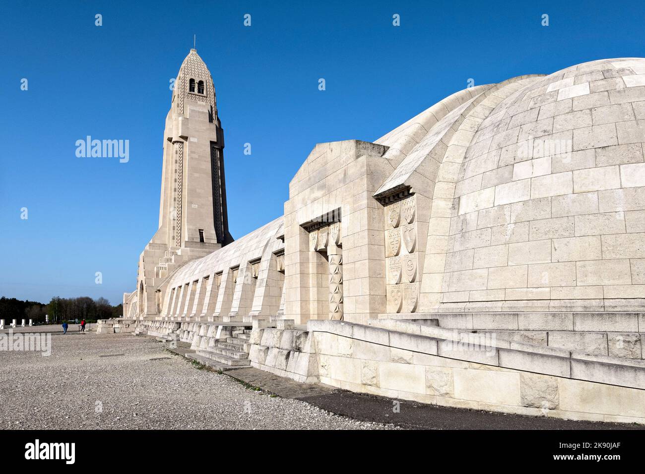 Frankreich, Maas, Douaumont, Ossuairy und Memorial of Douaumont. Stockfoto