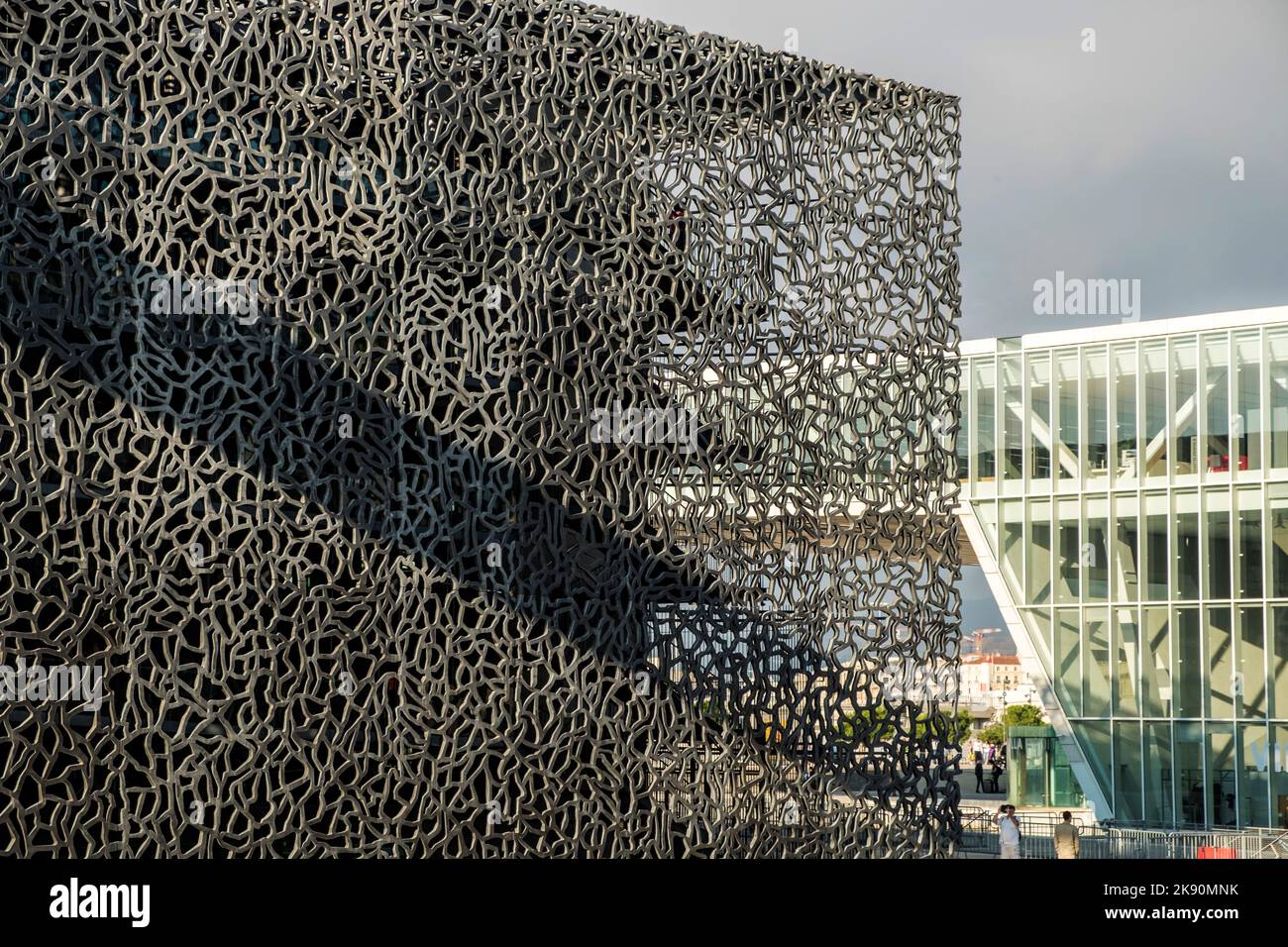 MARSEILLE, FRANKREICH - OCT 31, 2016: Das Museum der europäischen und mediterranen Zivilisationen namens Mucem Stockfoto