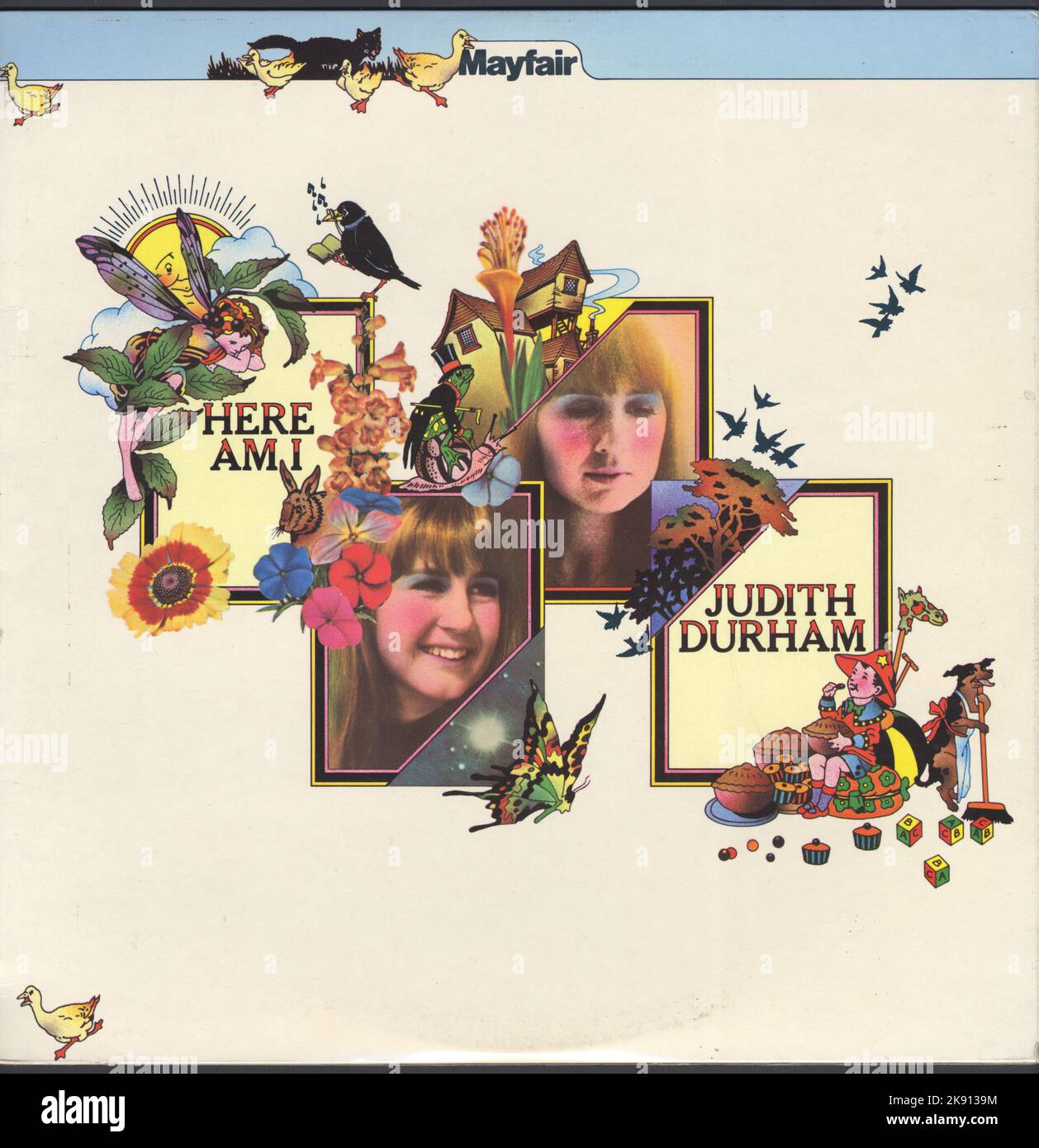 Hier bin ich Album Judith Durham, Mayfair Label, 1972 Frontcover Stockfoto