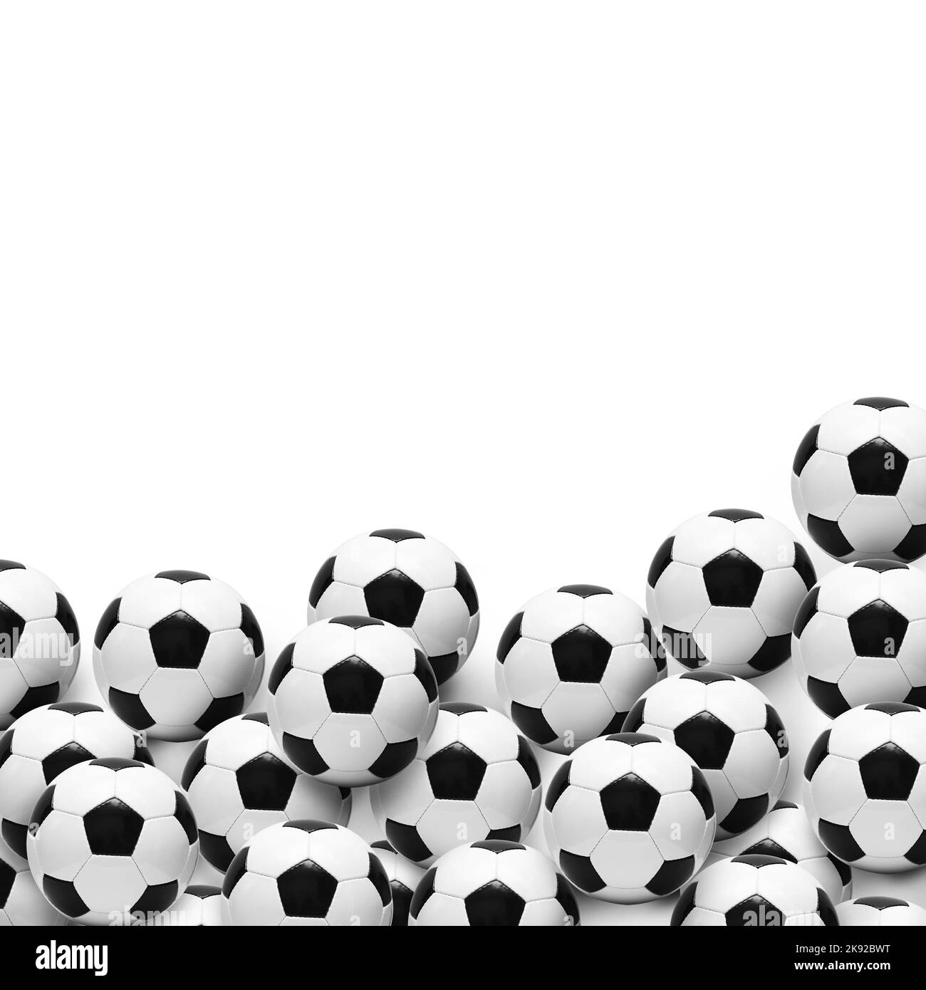 Traditionelles Fußballspiel mit einem Lederball Stockfoto
