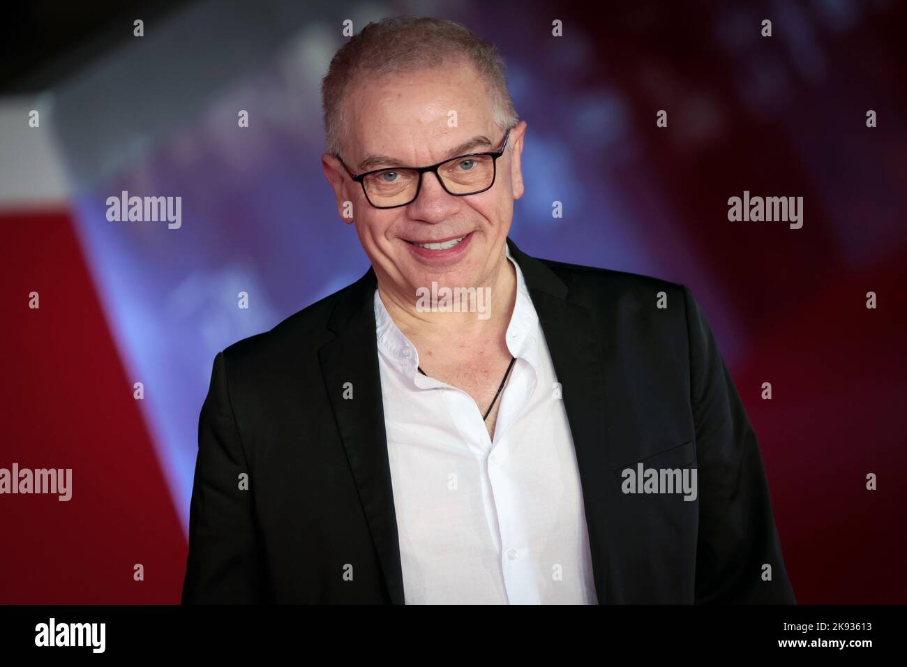 ROM, ITALIEN - 22. OKTOBER 2022: Marco Marzocca besucht den roten Teppich für „Sono Lillo“ während des Rom Film Festivals 17. im Auditorium Parco della Musica Stockfoto