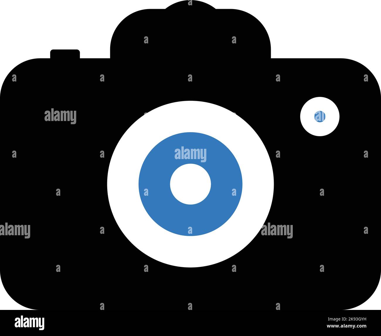 Symbol für Fotoaufnahmen der Kamera Stock Vektor