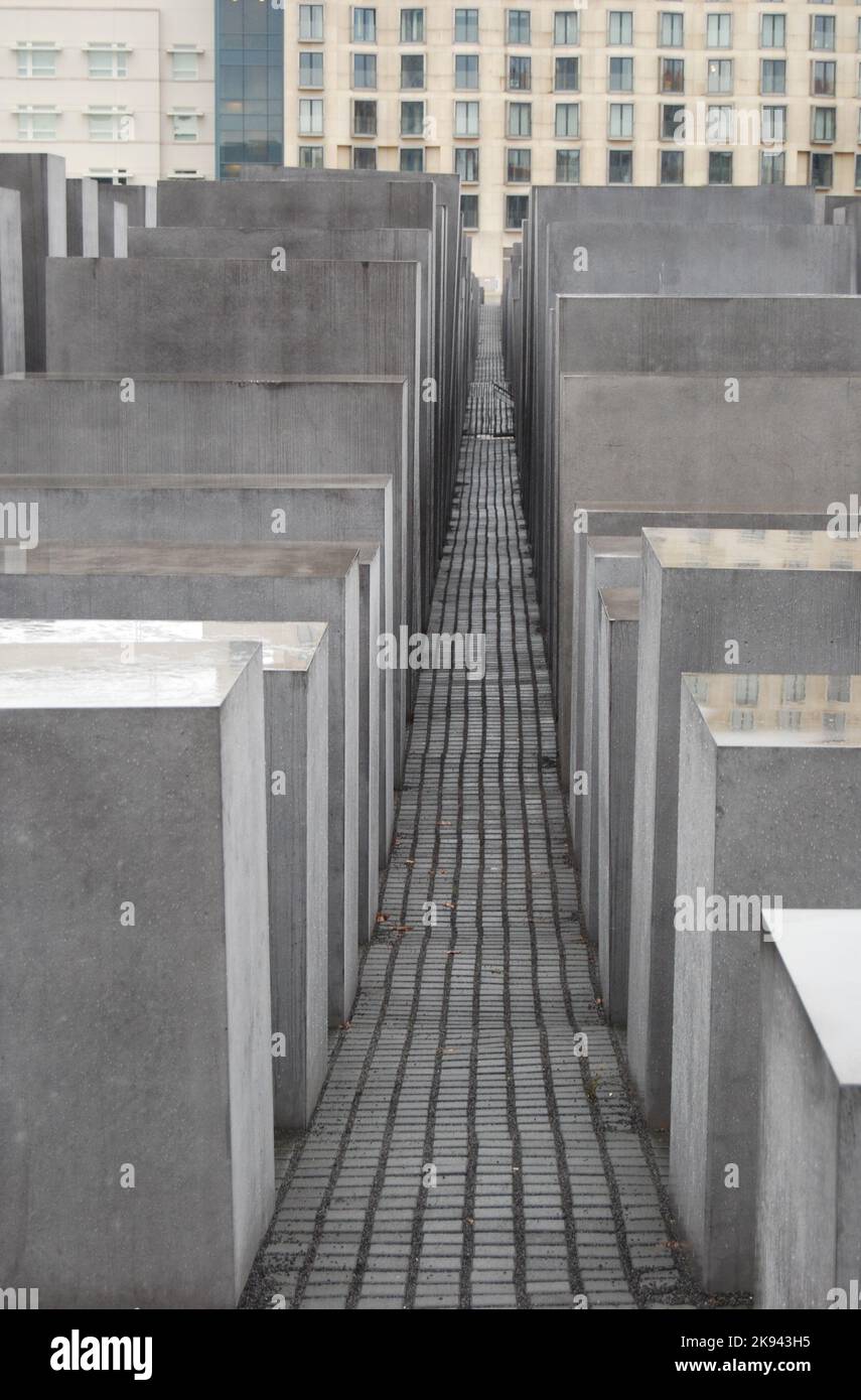 Denkmal der ermordeten Juden, Berin Stockfoto