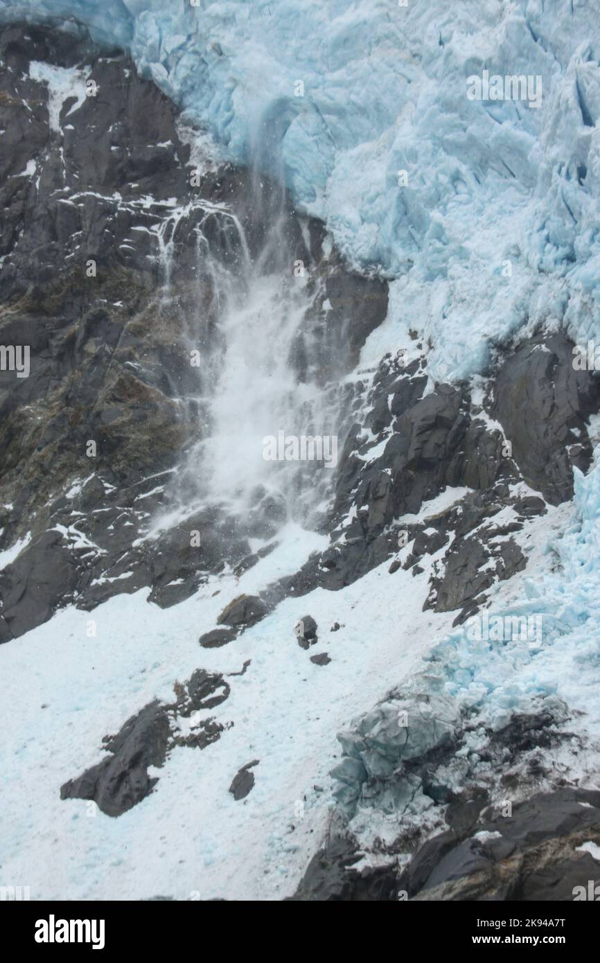 Holgate Glacier, Harding Icefield, Kenai-Fjords-Nationalpark, Alaska, USA Stockfoto