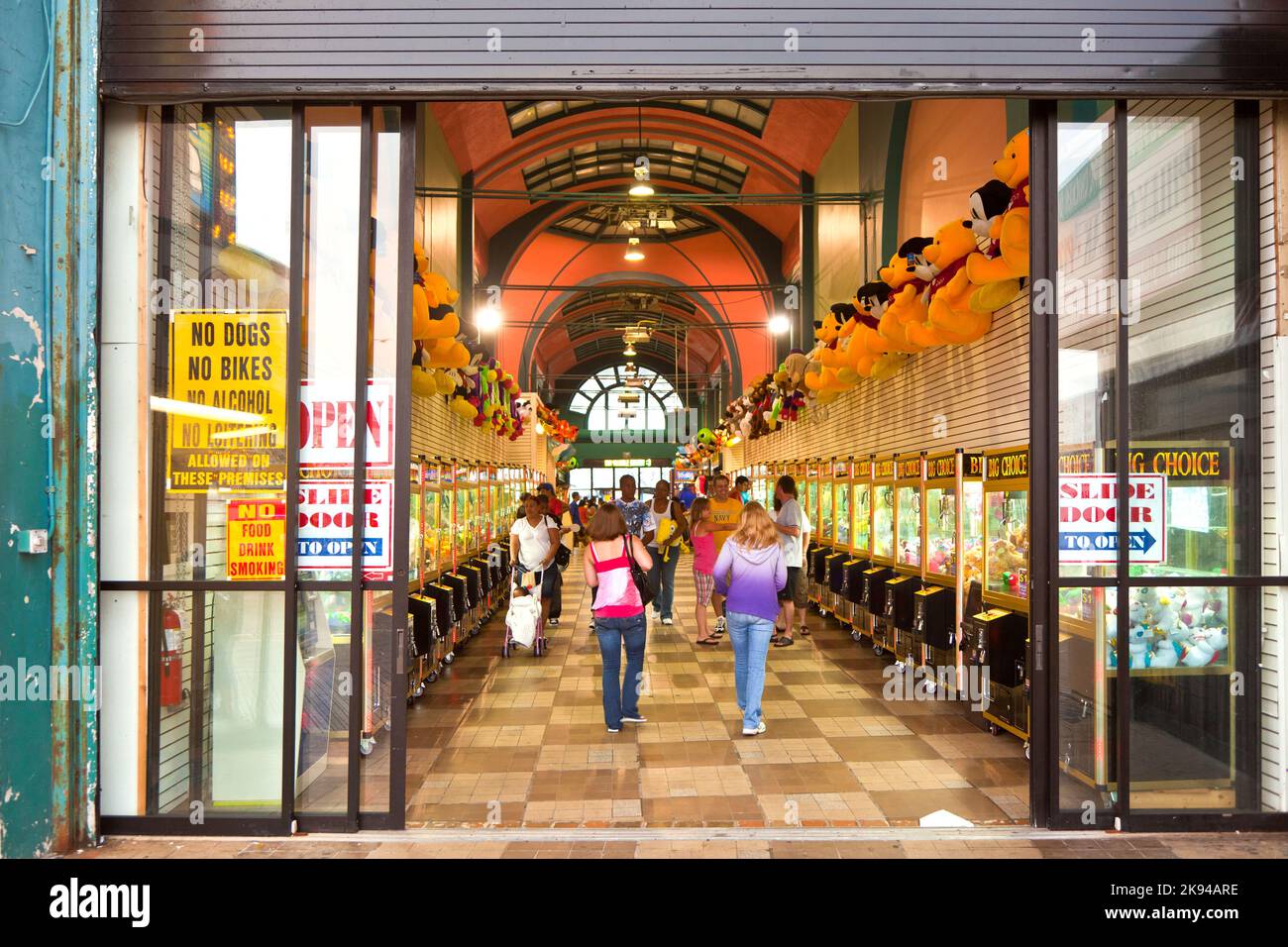 Atlantic City, USA - 13. Juli 2010: Spielhalle in Atlantic City New Jersey in Atlantic City, USA. Die Stadt ist eine national bekannte Resortstadt Stockfoto