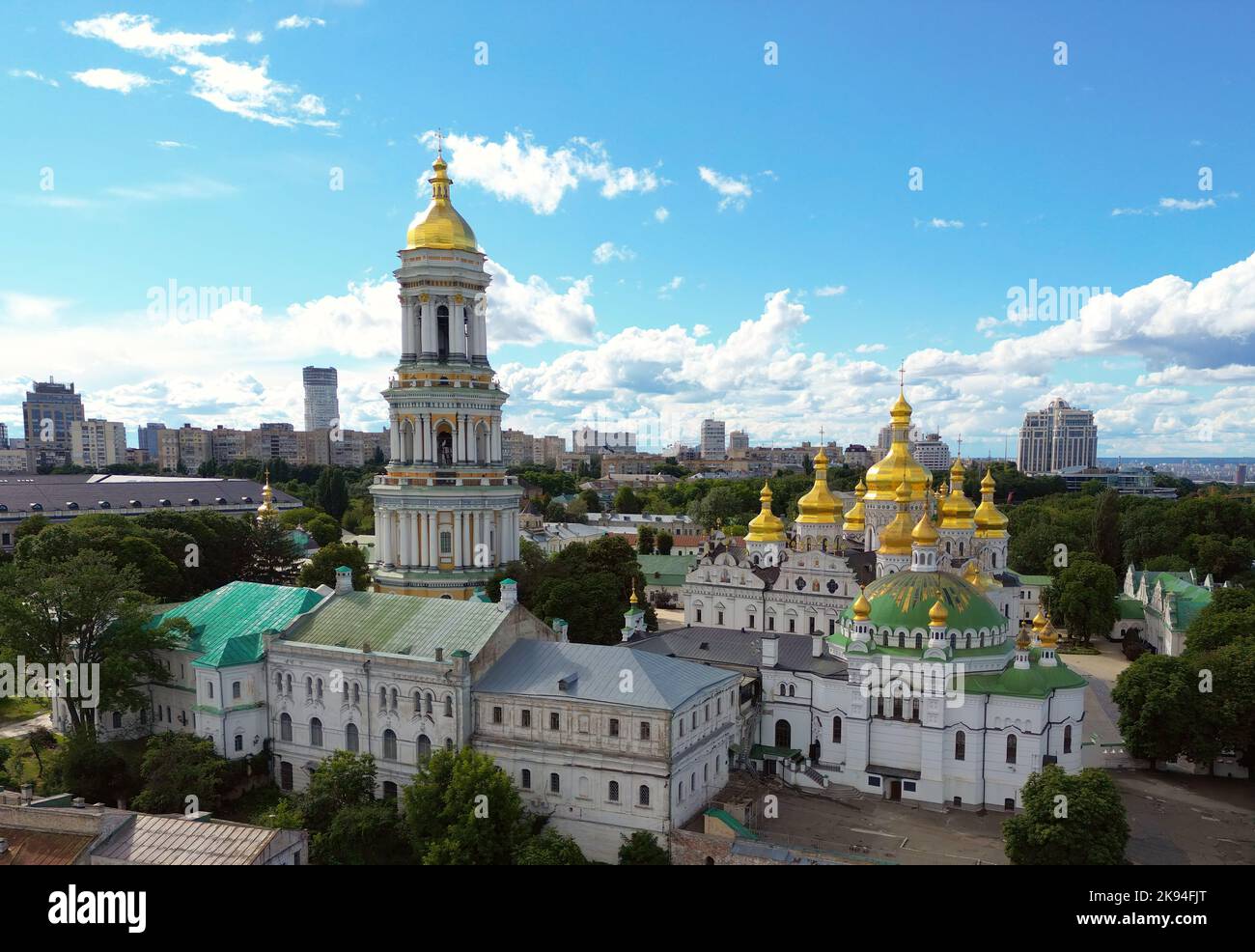 Die berühmte Kiev-Pechersk Lavra in der Stadt Kiew in der Ukraine Stockfoto