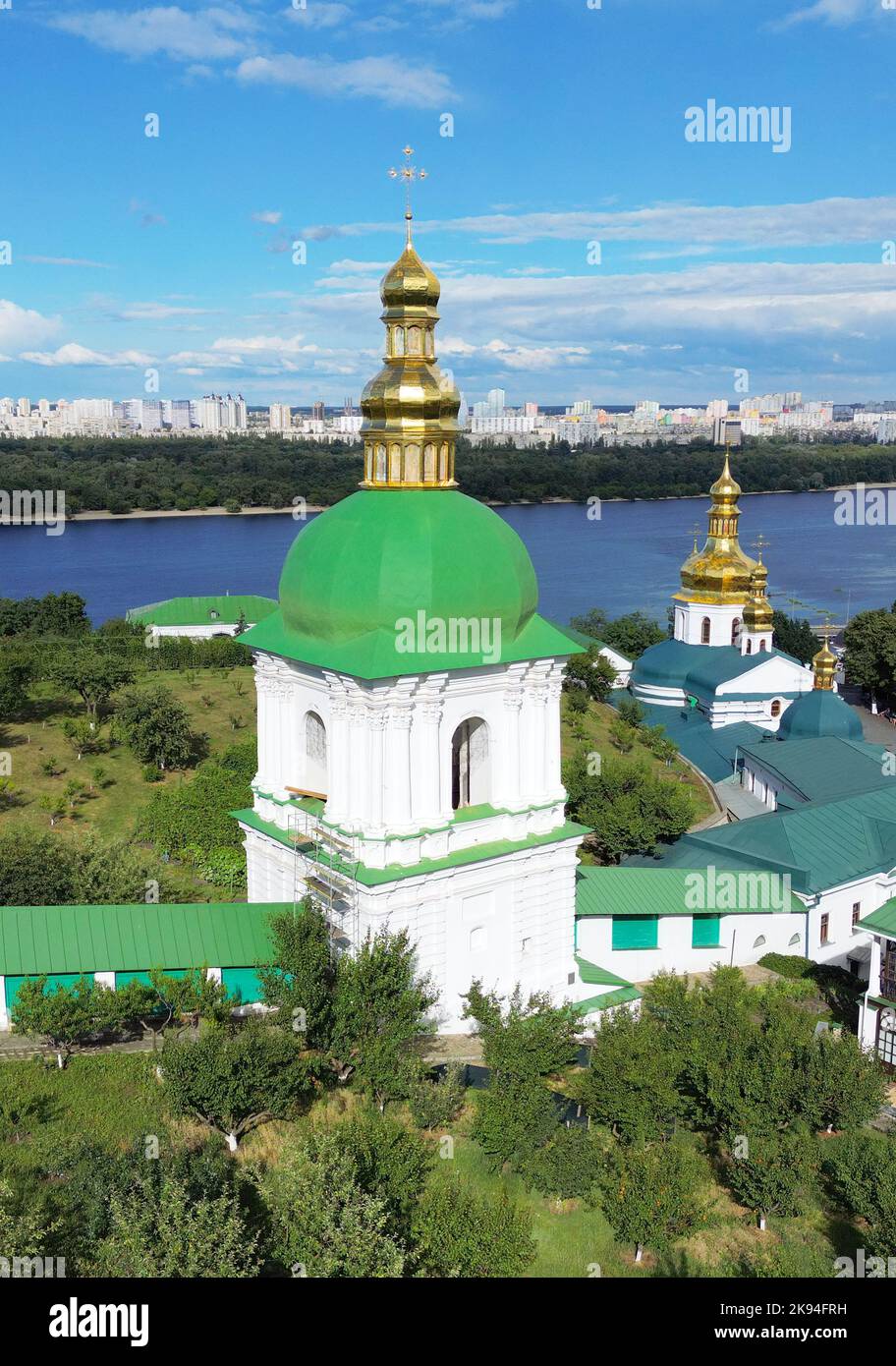 Die berühmte Kiev-Pechersk Lavra in der Stadt Kiew in der Ukraine Stockfoto