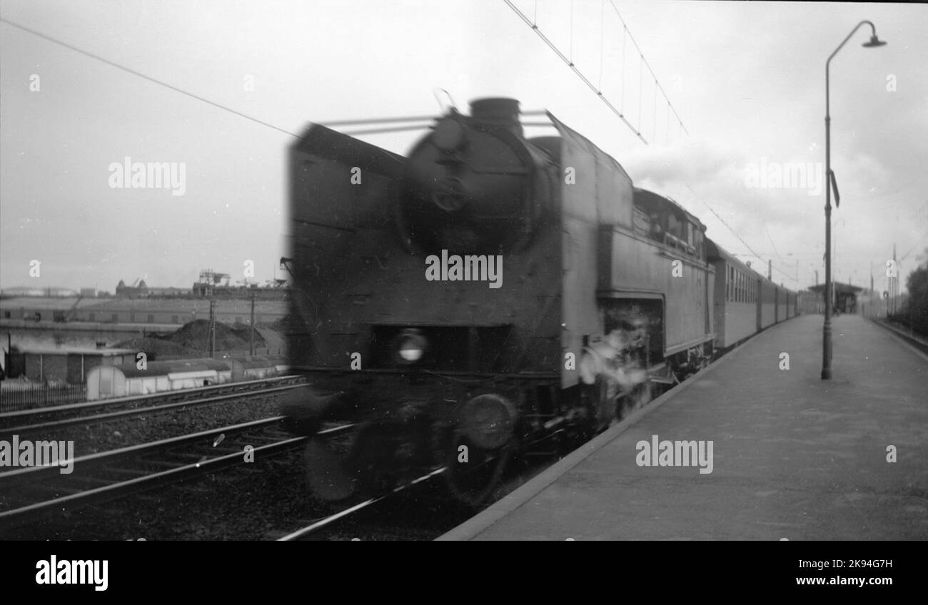Dänische Stadtbahnen. DSB S 726 Stockfoto