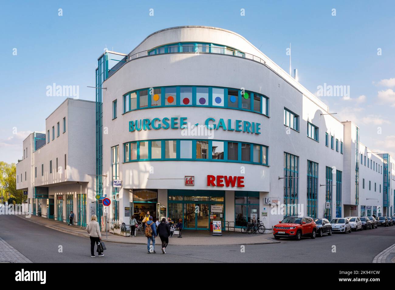 Burgsee-Galerie Schwerin Stockfoto